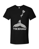 Tikehau black humpback whale diving t-shirt
