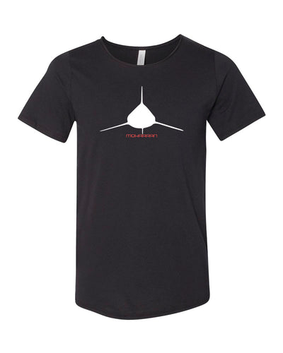 Tee shirt plongée noir pour homme longimanus