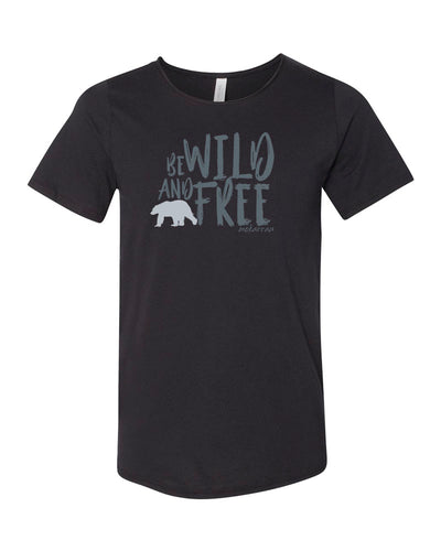 Tee shirt ours polaire noir pour homme 