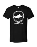 black fakarava hammerhead shark diving t-shirt