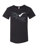 Men's black shark t-shirt