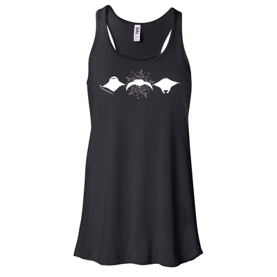 Tee shirt raie manta noir 
