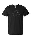 T-shirt col V Shark Wall 2020