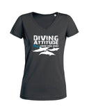 V-neck woman "Dive as you like"