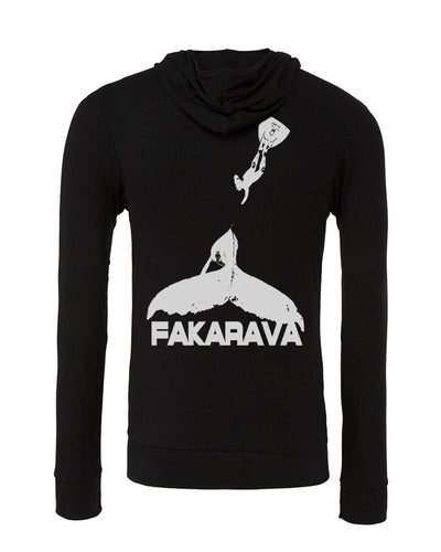 Sweat shirts plongée baleine Fakarava noir