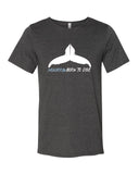 Men's dark gray whale t-shirt