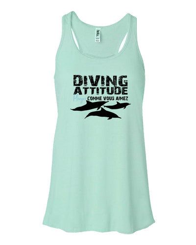 Dos nageur femme "Plongez comme vous aimez"