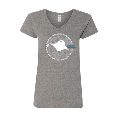 T-shirt femme col V EDP