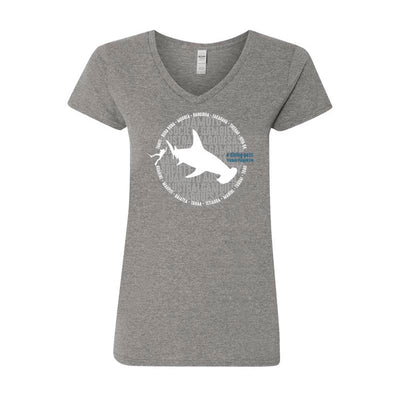 T-shirt femme col V EDP