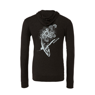 Sweat léger Flowers whale