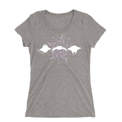 Tee shirt raie manta gris