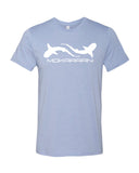 shark diving t shirt