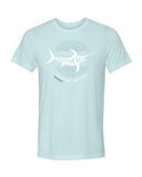 Swordfish ice blue diving t-shirts