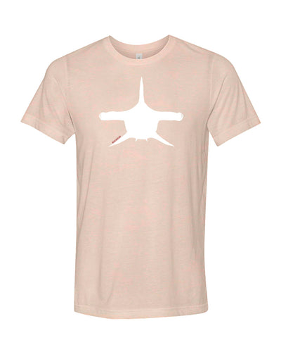 Tee shirts plongée requin marteau couleur pêche