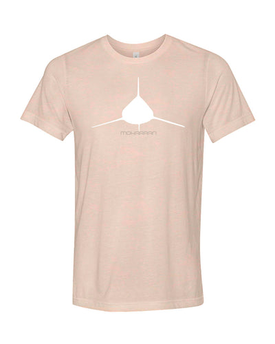 t shirt plongeur couleur pêche longi