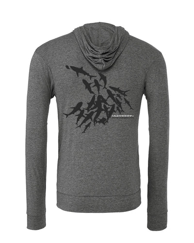 Sweat shirts plongée mur requin Fakarava gris
