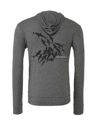 Sweat shirts plongée requins gris Tikehau 