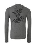 Tikehau gray shark diving sweatshirt