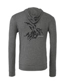 Gray tahiti shark wall diving sweatshirts