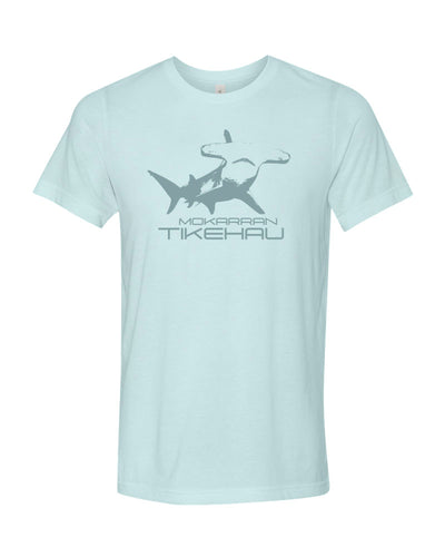 Tee shirt plongée grand requin marteau Tikehau bleu
