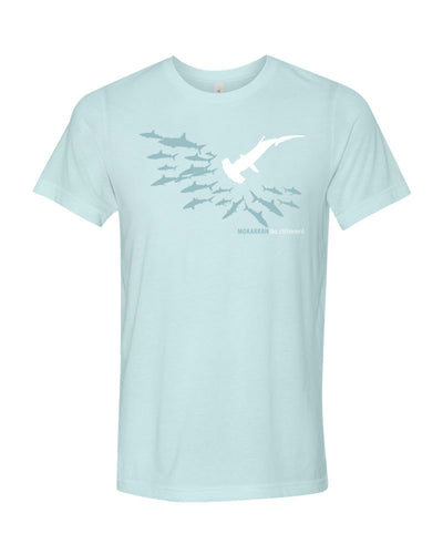 Tee shirt plongée requin marteau Be different bleu