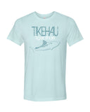 Tee shirt plongée requin tigre Tikehau Polynésie Bleu