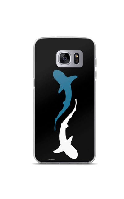 coque Samsung requin noir