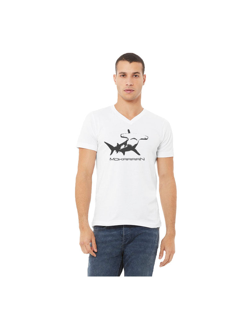 Tee shirts plongée col V homme Shark Wall 2020