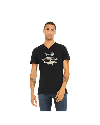 T-shirt col V Better alive