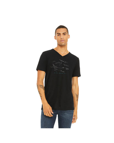 T-shirt col V Shark Wall 2020