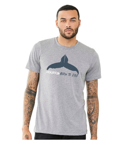 T-shirt Born to Dive