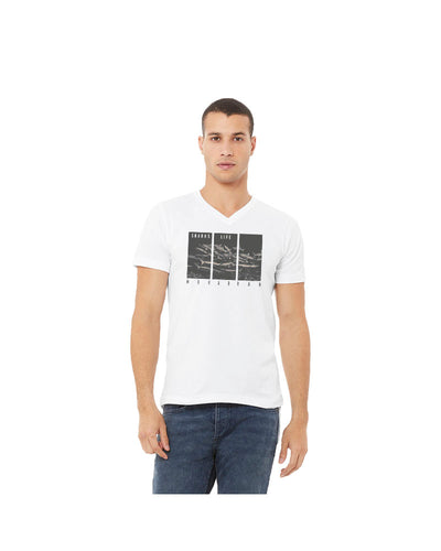 T-shirt col V Shark Life