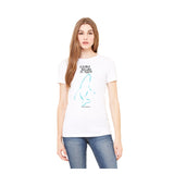 T-shirt col rond Baleine