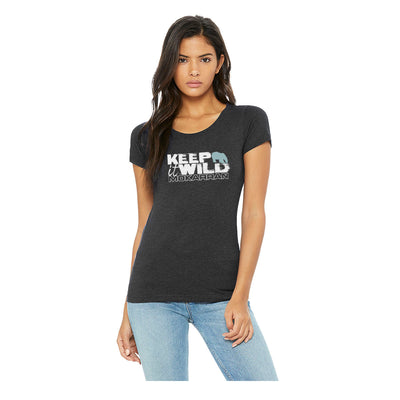 T-shirt col large Keep it Wild