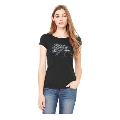 T-shirt col large Cluster