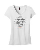 Shark women's V-neck t-shirt