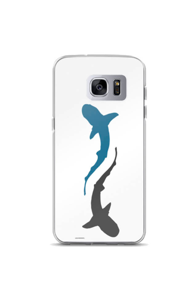 coque Samsung requin blanc