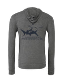 Gray Fakarava hammerhead shark diving sweatshirt
