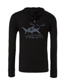 Black Tahiti hammerhead shark diving sweatshirts