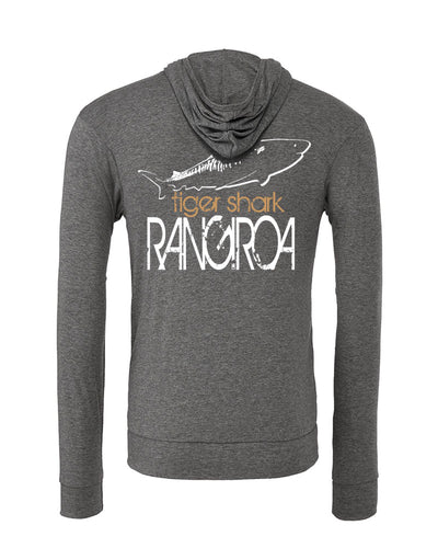 Sweat shirts plongée requin tigre Rangiroa gris