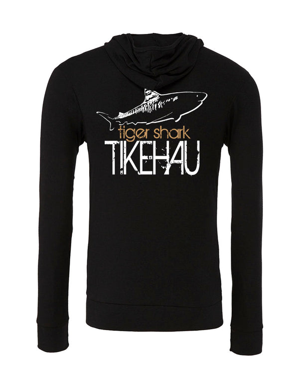 Sweat shirts plongée requin tigre Tikehau noir