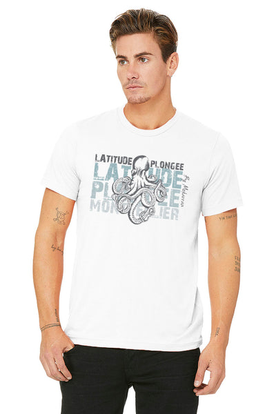 Tee shirt Latitude plongée blanc