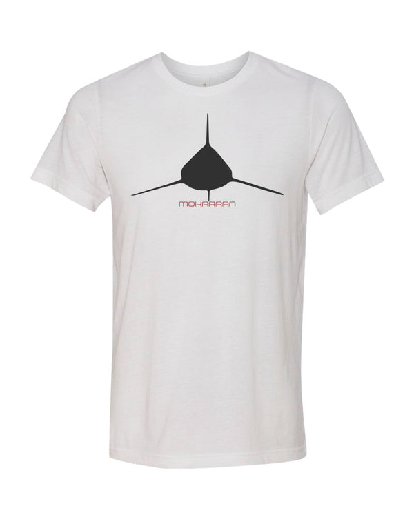 T-shirt plongeur blanc requin longimanus