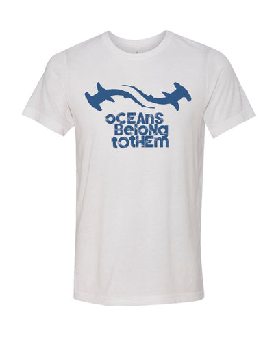 Tee shirts plongée requin marteau blanc