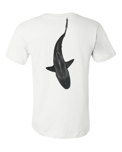 T-shirt requin Mokarran blanc MKN