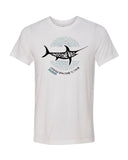 White swordfish diving t-shirts