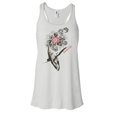 Dos nageurs plongée femme baleine à bosse blanc