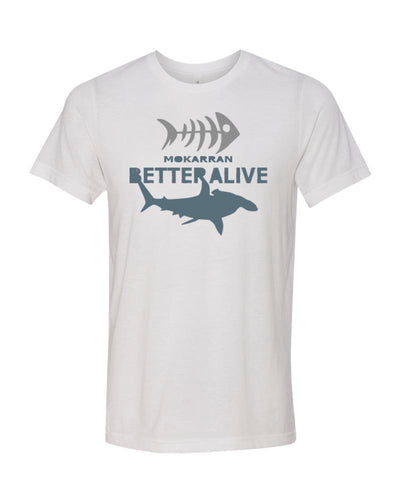 Tee shirts plongée requin marteau blanc