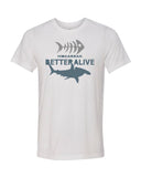 Tee shirts plongée requin marteau blanc