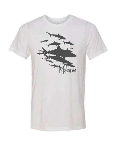 Tee shirts plongée mur de requin blanc